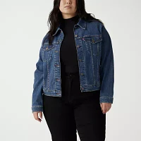 Levi's Midweight Denim Womens Plus Jacket