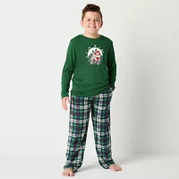 North Pole Trading Co. Little & Big Unisex Husky 2-pc. Christmas Matching Family Pajama Set