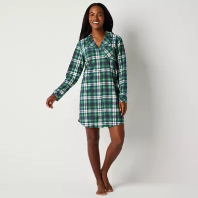 North Pole Trading Co. Womens Long Sleeve Matching Family Nightshirt