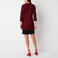 Danny & Nicole Womens Jacket Dress