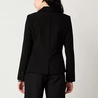 by&by Womens Fitted Suit Jacket Juniors