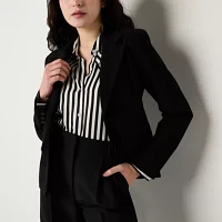 by&by Womens Fitted Suit Jacket Juniors