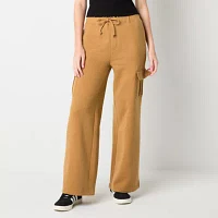 Arizona Womens Wide Leg Sweatpant-Juniors