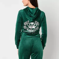Juicy By Couture Hooded Lightweight Womens Juniors Casual Track Jacket