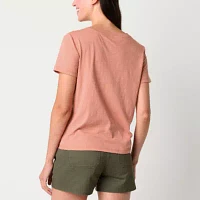 a.n.a Womens Crew Neck Short Sleeve T-Shirt