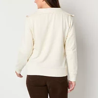 St. John's Bay Womens Long Sleeve Sweatshirt
