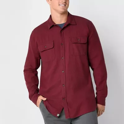 mutual weave Big and Tall Mens Classic Fit Long Sleeve Flannel Shirt