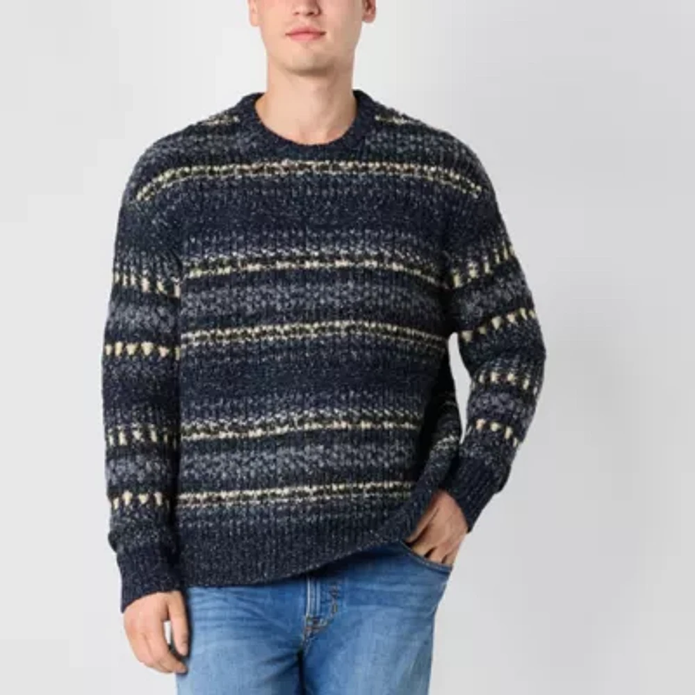 Arizona Mens Oversized Long Sleeve Pullover Sweater