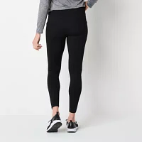 Xersion Womens Winter Brushed Back Fleece High Rise Moisture Wicking Full Length Leggings