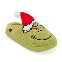 Dr. Seuss Grinch Big Kid Unisex Slip-On Slippers