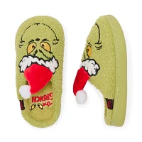 Dr. Seuss Grinch Big Kid Unisex Slip-On Slippers