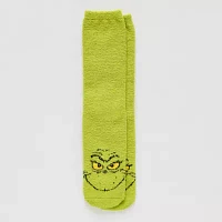 1 Pair Dr. Seuss Grinch Crew Socks Unisex Adult