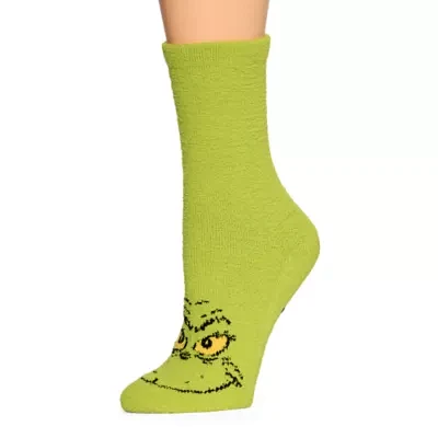 Kids Unisex Dr. Seuss Grinch 1 Pair Slipper Socks