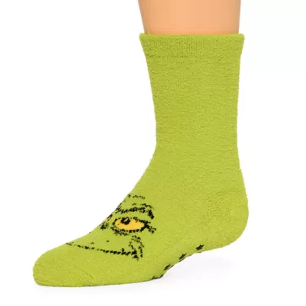 Toddler Unisex Dr. Seuss Grinch 1 Pair Slipper Socks