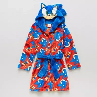 Little & Big Boys Knee Length Long Sleeve Sonic the Hedgehog Robe