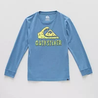 Quiksilver Big Boys Crew Neck Long Sleeve Graphic T-Shirt