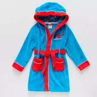 Disney Collection Little & Big Boys Mid Length Long Sleeve Spiderman Robe