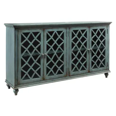 Signature Design by Ashley® Mirimyn Storage Accent Cabinet with Four Lattice Doors