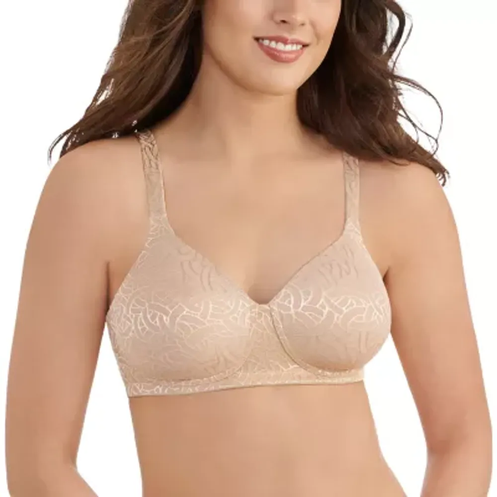 Vanity Fair Women's Body Shine Full Coverage T-Shirt Bra, Wirefree