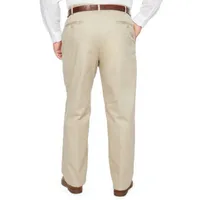 IZOD Mens Big and Tall Classic Fit Pleated Pant