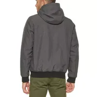 Dockers Mens Soft Shell Sherpa Bomber Jacket