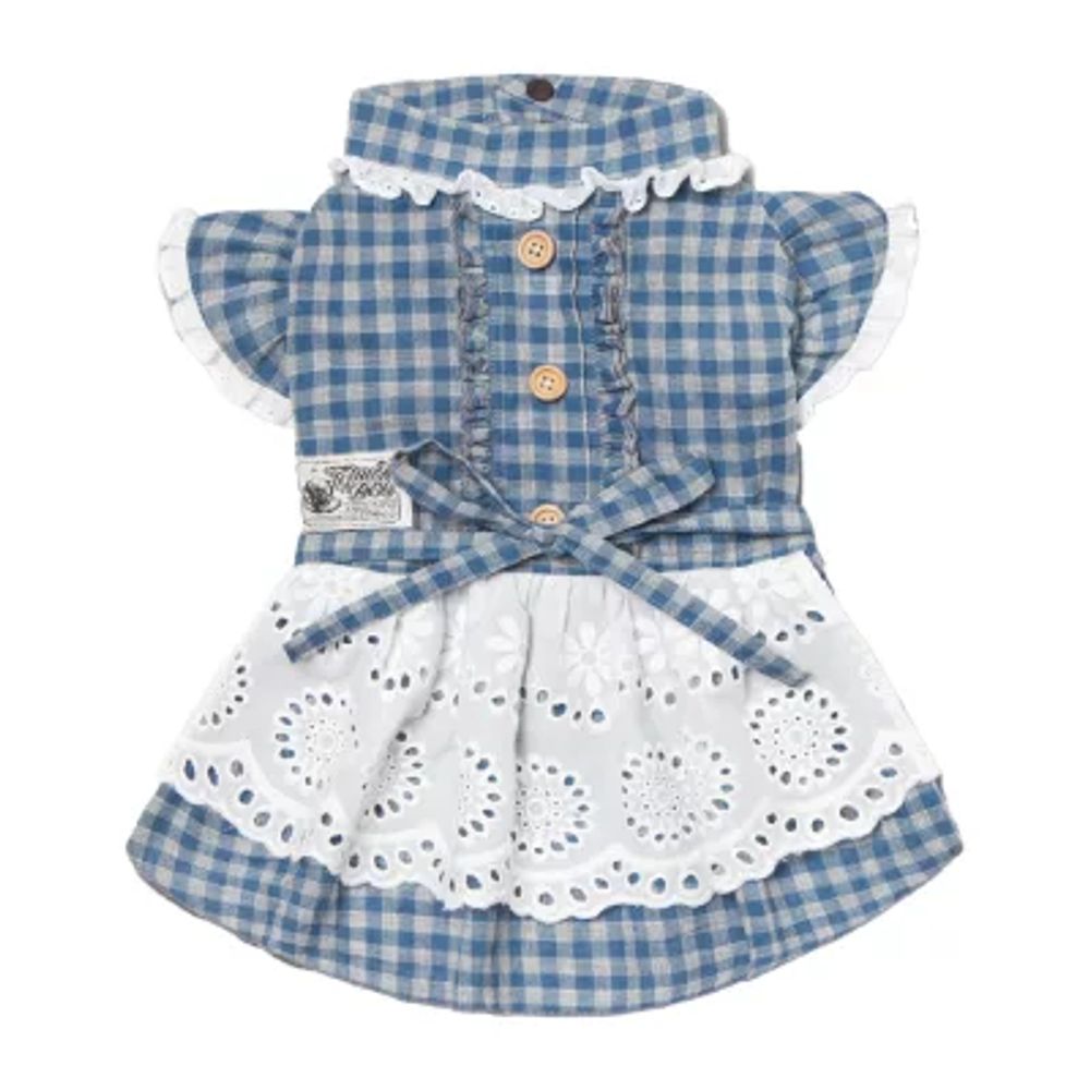 Touchdog I Love Poochi' Classical Fashion Plaid Dog Pet Dresses