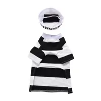 Pet Life Striped Retro Inmate Prisoner Uniform Dog Costume