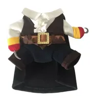 Pet Life Captain Snuggles' Pirate Uniform Dog Costumes