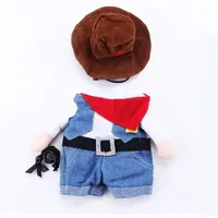 Pet Life Rodeo Bones' Cowboy Uniform Dog Costumes