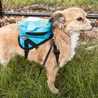 Pet Life Waggler Hobbler' Large-Pocketed Compartmental Animated Backpack Dog Harness