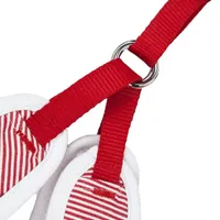 Pet Life Luxe 'Spawling' 2-In-1 Mesh Reversed Adjustable-Leash W/ Fashion Bowtie Dog Harnesses