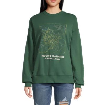 Arizona Juniors Womens Round Neck Long Sleeve Sweatshirt