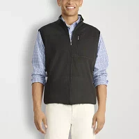 IZOD Mini Stripe Mens Fleece Vest