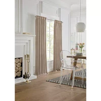Liz Claiborne Supreme Pinch Pleat Back Tab Light-Filtering Single Curtain Panels