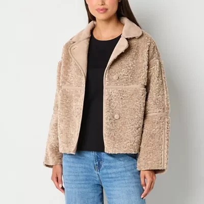 a.n.a Faux Shearling Midweight Coat