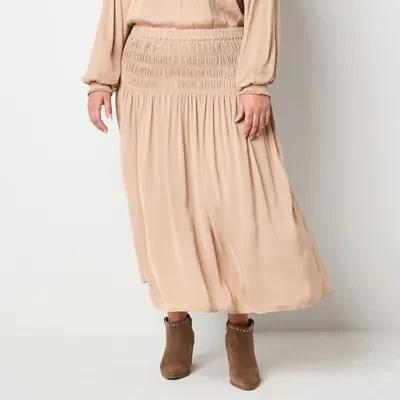 Ryegrass Womens Maxi Skirt - Plus