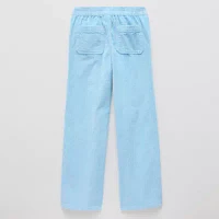 Thereabouts Little & Big Girls Corduroy Wide Leg Cargo Pant