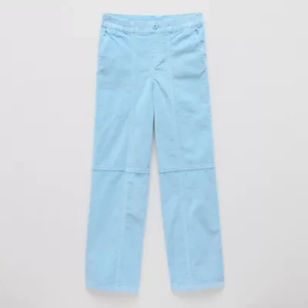 Thereabouts Little & Big Girls Corduroy Wide Leg Cargo Pant