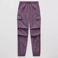 Xersion Little & Big Girls High Rise Cinched Pull-On Pants