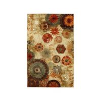 Mohawk Home Strata Caravan Medallion Abstract Printed Indoor Rectangular Accent Rug