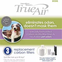 Hamilton Beach True Air Replacement Carbon Filter 3 Pack