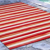 Liora Manne Visions II Painted Stripes Indoor/Outdoor Area Rug
