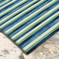 Liora Manne Visions II Painted Stripes Indoor/Outdoor Runner Rug