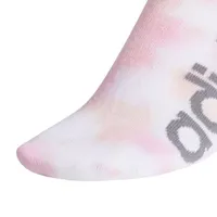 adidas Color Wash 6 Pair No Show Socks Womens