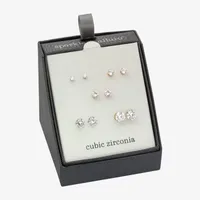 Sparkle Allure 5 Pair Cubic Zirconia Earring Set