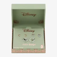 Disney Classics 3 Pair Heart Minnie Mouse Earring Set