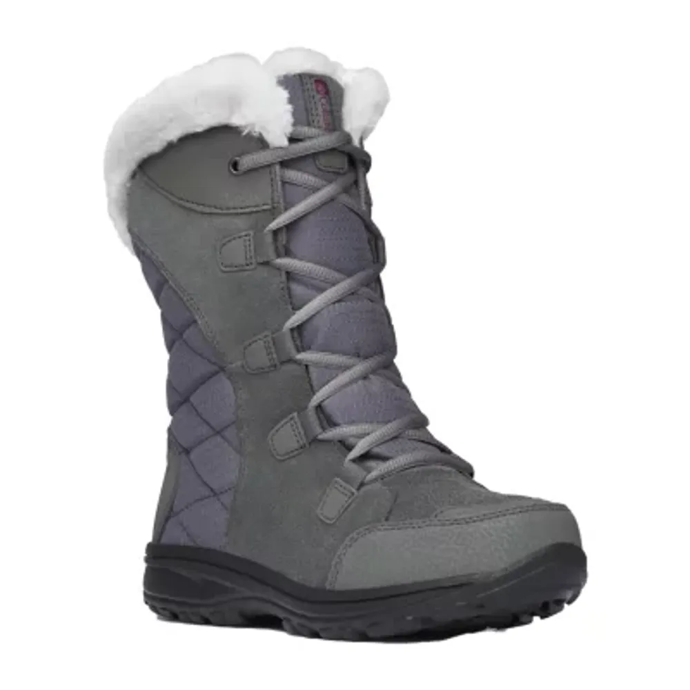 Columbia Womens Ice Maiden Waterproof Flat Heel Winter Boots