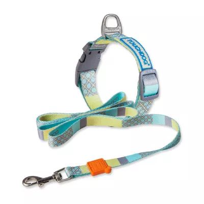 Touchdog Trendzy 2-In-1 Matching Fashion Designer Printed Collar Dog Leash