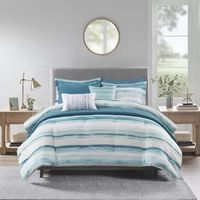 Madison Park Anchorage 8-pc. Stripes Reversible Comforter Set