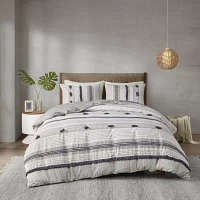 INK+IVY Cody 3 Piece Cotton Duvet Cover Set